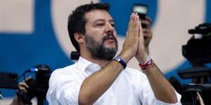 Ο ηγέτης της ακροδεξιάς Λέγκας της Ιταλίας, Ματέο Σαλβίνι