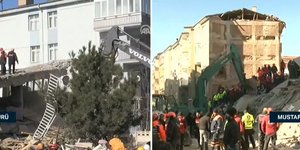 Oι μεγάλες καταστροφές από τον σεισμό στην Τουρκία