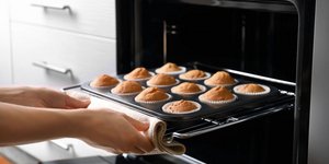 Καπ κέικς σε σχάρα φούρνου