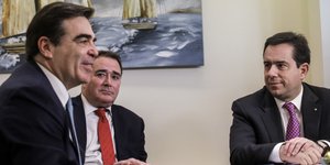 Συνάντηση Νότη Μηταράκη με Μαργαρίτη Σχοινά