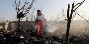 Τα συντρίμμια του ουκρανικού αεροσκάφους