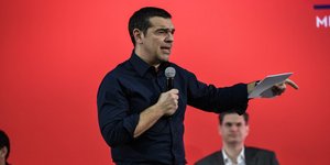 Ο πρόεδρος του ΣΥΡΙΖΑ Αλέξης Τσίπρας