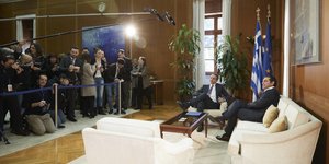 Κυριάκος Μητσοτάκης Αλέξης Τσίπρας