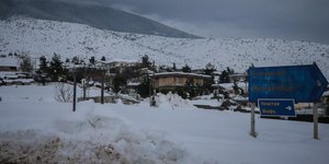 Χιόνια στις Πλαταιές Θηβών