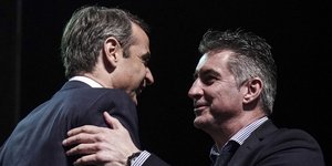 Ο Θόδωρος Ζαγοράκης με τον Κυριάκο Μητσοτάκη