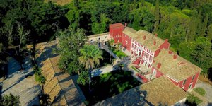 Antico rosso πανοραμική φωτό