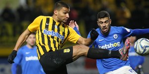 Φάση από το πρώτο ματς στη Θεσσαλονίκη