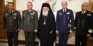 Συνάντηση του Αρχιεπισκόπου Ιερώνυμου με την ηγεσία του ΓΕΕΘΑ