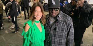 Η Κάρλα Μπρούνι με τον Virgil Abloh/ Φωτογραφία: Instagram/ @carlabruni