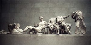 Μέρος των γλυπτών του Παρθενώνα που εκτίθενται στο Βρετανικό Μουσείο