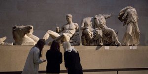Μέρος των Γλυπτών του Παρθενώνα που βρίσκονται στο Βρετανικό Μουσείο