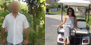 Ο Βούλγαρος κατηγορούμενος και η «μαύρη χήρα» / Φωτογραφία: Facebook