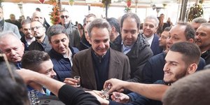 Ο Κυριάκος Μητσοτάκης στο Ρέθυμνο