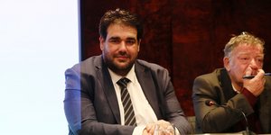 Ο υφ. Εσωτερικών Θοδωρής Λιβάνιος και ο Ηλίας Νικολακόπουλος