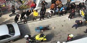 Το σημείο της συμπλοκής στη Μενάνδρου