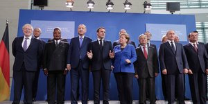 Τζόνσον, Ερντογάν, Μακρόν, Μέρκελ, Πούτιν σε συνάντηση για Λιβύη
