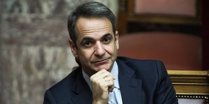 Ο Κ. Μητσοτάκης στη Βουλή