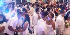 Ομαδικός γάμος στις Φιλιππίνες, με τα απαραίτητα μέτρα ενάντια στον κορωνοϊό