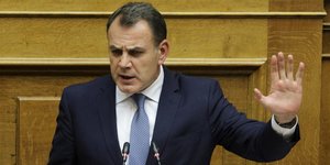 Ο Νίκος Παναγιωτόπουλος στη Βουλή