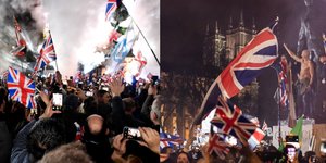 Πανηγυρισμοί για το Brexit