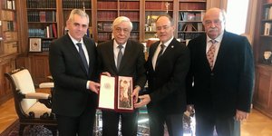 Επίσκεψη του Μ. Χαρακόπουλου με ΔΣΟ, στον Πρόεδρο της Δημοκρατίας, Π. Παυλόπουλο