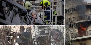 Απεγκλωβισμός από πυρκαγιά σε διαμέρισμα
