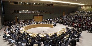 Εικόνα από το Συμβούλιο Ασφαλείας του ΟΗΕ που συνεδρίασε για την Λιβύη