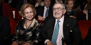 Η τέως βασίλισσα της Ισπανίας Σοφία με τον Κωνσταντίνο Γλίξμπουργκ