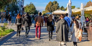 Τουρίστες στο Θησείο