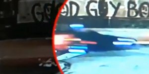 Καρέ από το τροχαίο δυστύχημα στη Γλυφάδα
