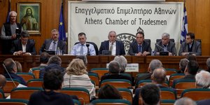 Ο Γιάννης Βρούτσης στο Επαγγελματικό Επιμελητήριο Αθηνών
