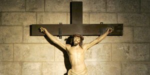 Άγαλμα του εσταυρωμένου σε εκκλησία της πόλης Βαλένθια στην Ισπανία