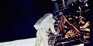 Ο αστροναύτης Μπαζ Όλντριν, ένας από τους πρώτους ανθρώπους που πάτησαν στο φεγγάρι