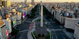 Κεντρικός δρόμος στο Μπουένος Αϊρες