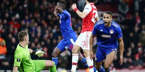 Ο Ελ Αραμπί στο ματς με την Αρσεναλ