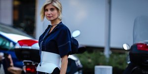 Fashionista σε εβδομάδα μόδας