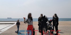 Ενταση με γυναίκα στη Παραλία Θεσσαλονίκης