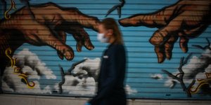 κορωνοϊός γκράφιτι