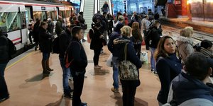 Συνωστισμός κορωνοϊόςμετρό Μαδρίτη Ισπανία