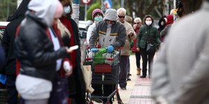 Κορωνοϊός / εικόνα από σούπερ μάρκετ