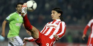 Ο Μάρκο Πάντελιτς με την φανέλα του Ολυμπιακού