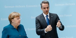 Τι συζήτησαν Μητσοτάκης-Μέρκελ στο Βερολίνο για μεταναστευτικό-κορωνοϊό 