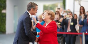 Κυριάκος Μητσοτάκης και Ανγκελα Μέρκελ σε παλιότερη συνάντηση