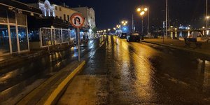 Αδειος δρόμος στην Μυτιλήνη