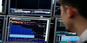 Οθόνη με δείκτες Χρηματιστηρίου