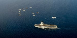 Τα μαχητικά της Πολεμικής Αεροπορίας και το γαλλικό αεροπλανοφόρο