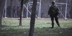 Στρατιωτικός στα σύνορα του Εβρου