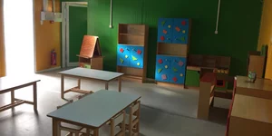 Αδεια τάξη σε παιδικό σταθμό