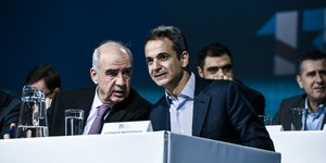 Βαγγέλης Μεϊμαράκης και Κυριάκος Μητσοτάκης