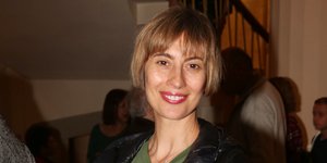 H Βίκυ Βολιώτη σε δημόσια εμφάνιση 